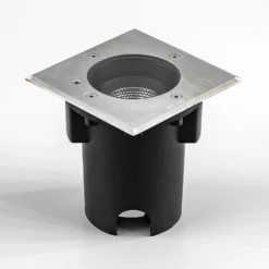 EVN Pentola Einbaulampe edelstahl 13,5x13,5 3.000K