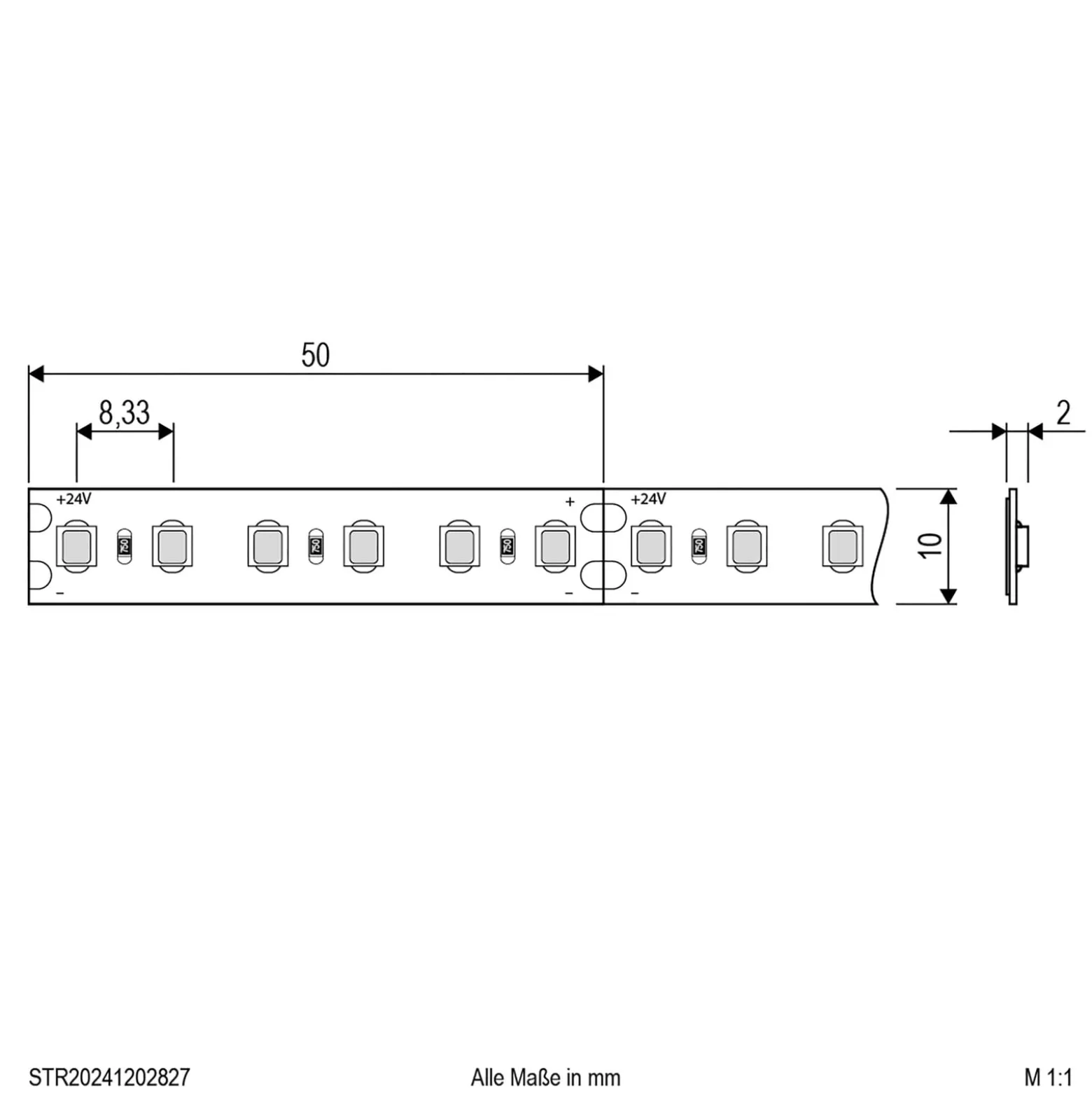 EVN STR2024 LED-Strip IP20 5m 72W 2.700K