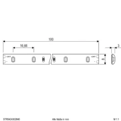 EVN STR5424 LED-Strip IP54 5m 24W 4.000K