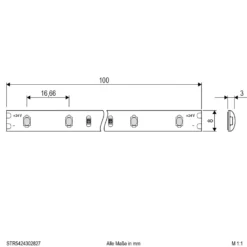 EVN STR5424 LED-Strip IP54 5m 24W 2.700K