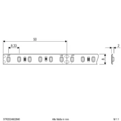 EVN STR2024 LED-Strip IP20 5m 48W 4.000K