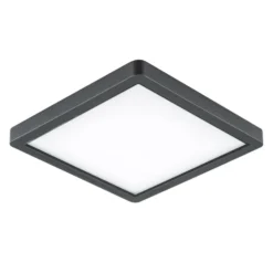 EVN Tectum LED-Außendeckenleuchte eckig mit Glas