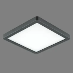 EVN Tectum LED-Außendeckenleuchte eckig mit Glas