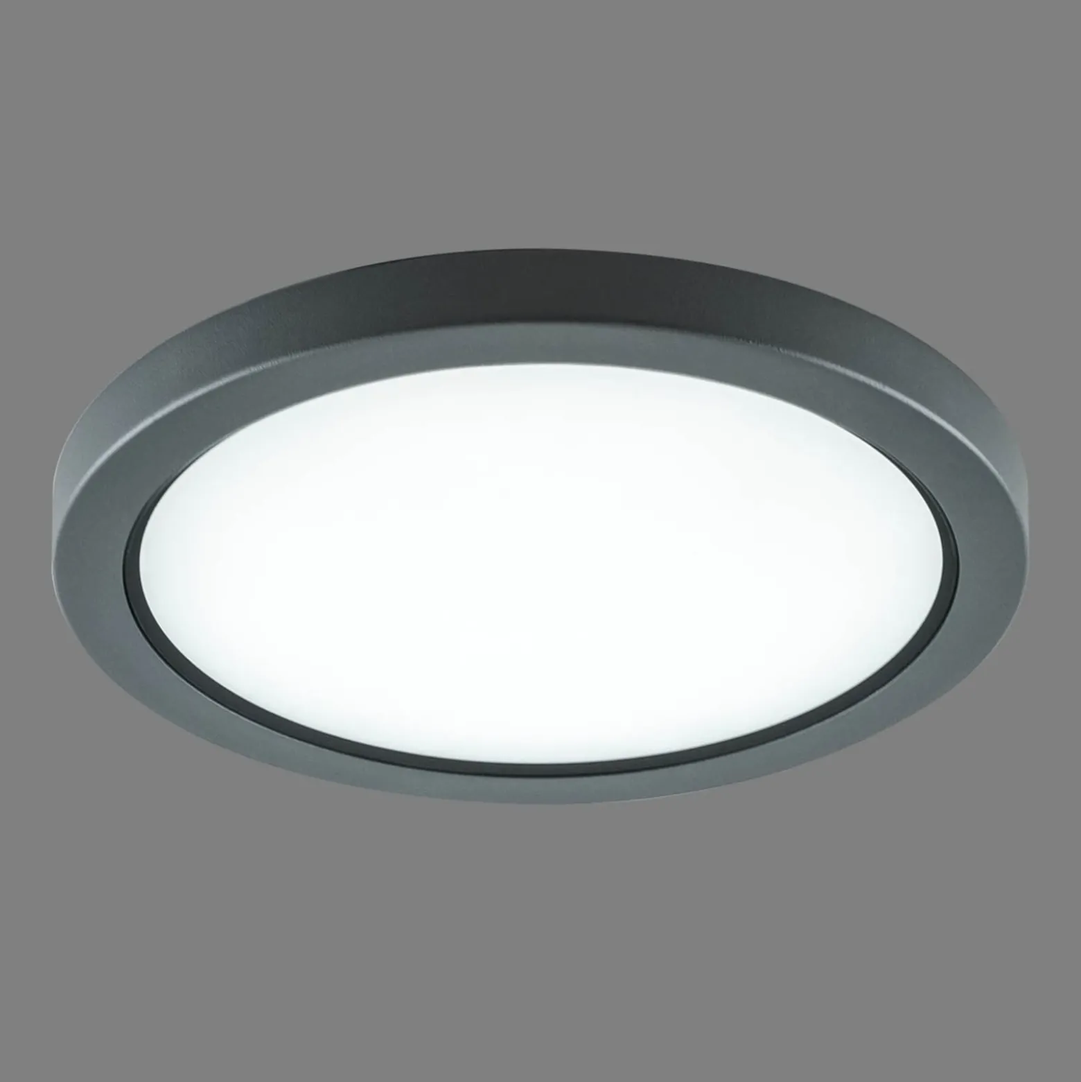 EVN Tectum LED-Außendeckenleuchte rund mit Glas