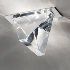 Fabbian Tripla - LED-Deckeneinbauleuchte alu