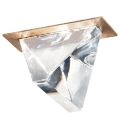 Fabbian Tripla - LED-Deckeneinbauleuchte bronze