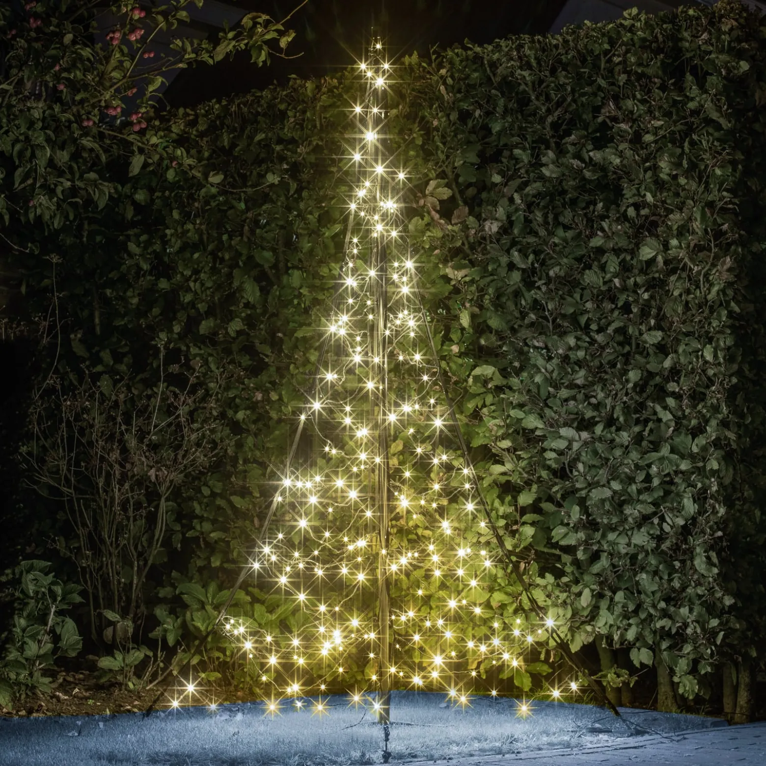 Fairybell Mast-Weihnachtsbaum 240 blink-LED 200cm
