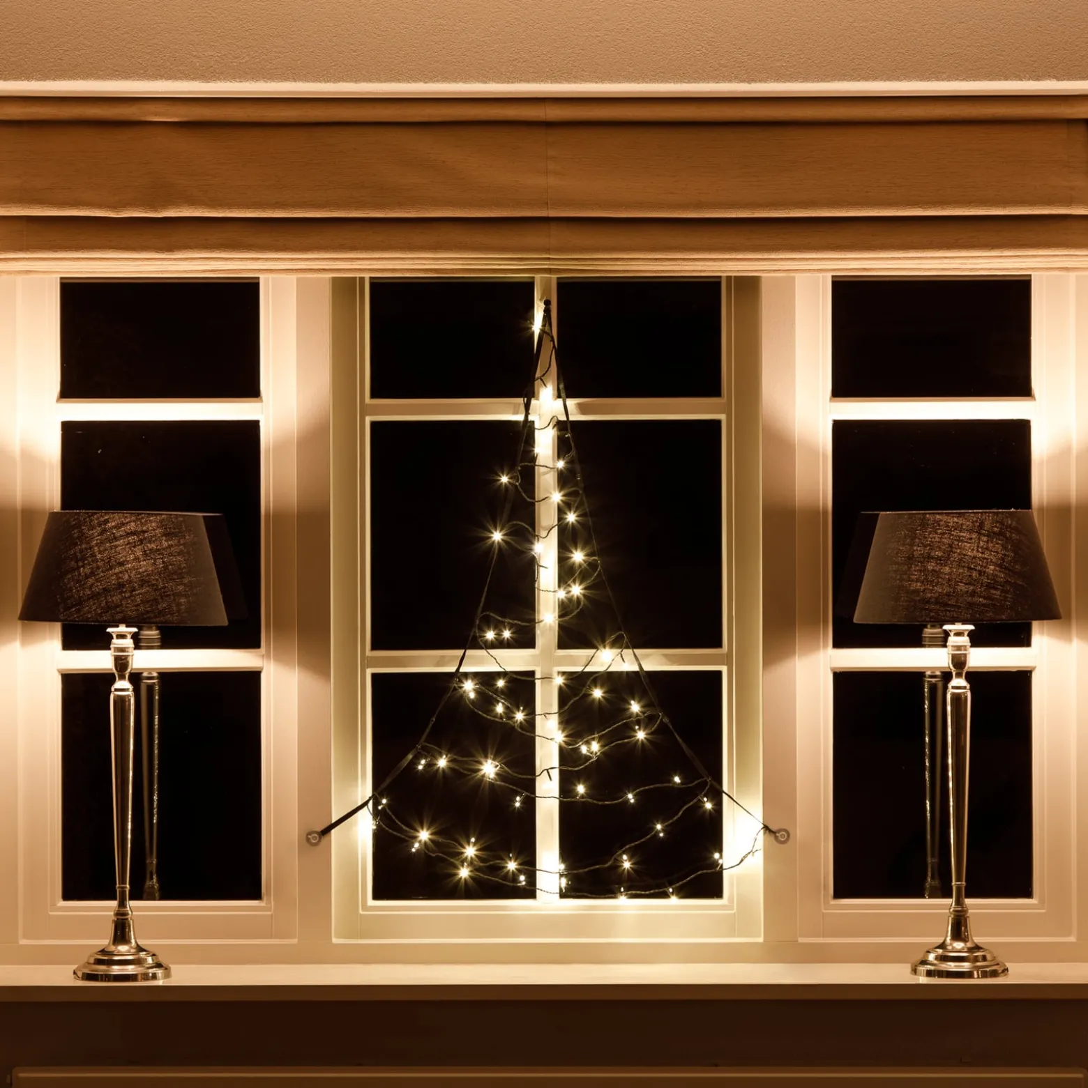 Fenster-Weihnachtsbaum Fairybell - 1,25 m hoch