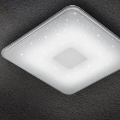Fernbedienbare, eckige LED-Deckenleuchte Samurai