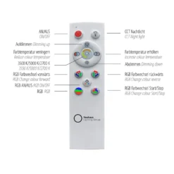 Fernbedienbare LED-Deckenlampe Galactica RGB/CCT