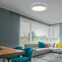 Fernbedienbare LED-Deckenlampe Galactica RGB/CCT