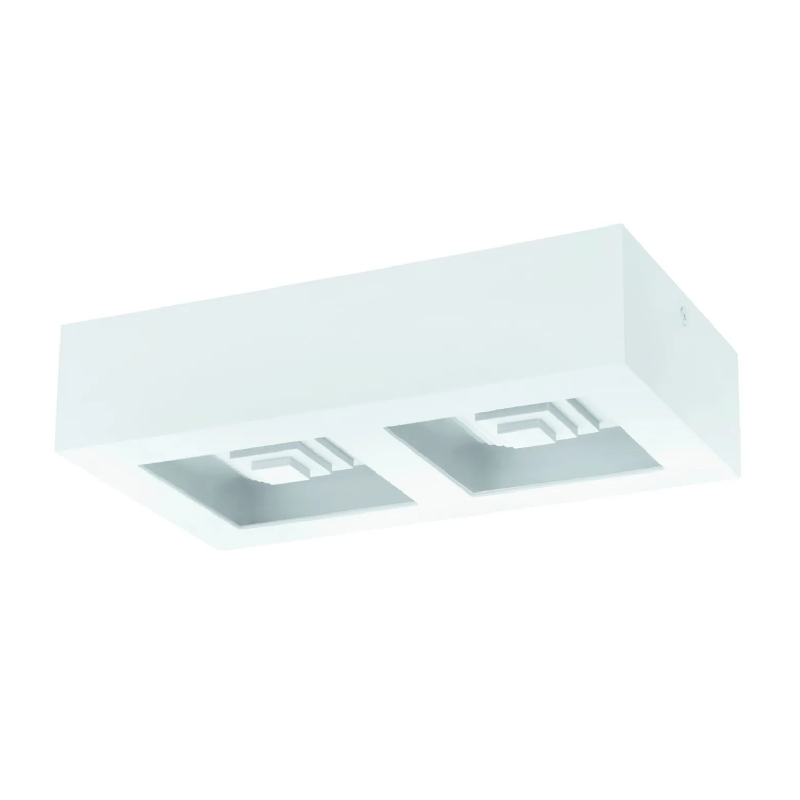 Ferreros - zweiflammige LED-Deckenlampe in Weiß