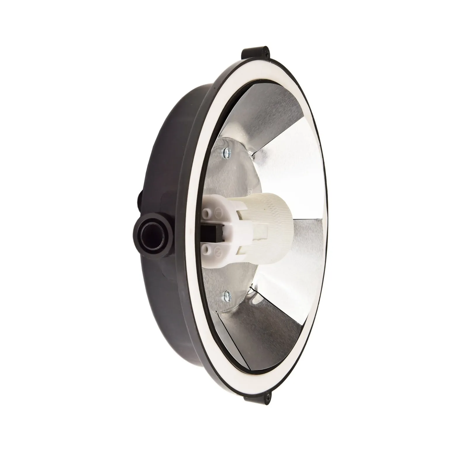 Feuchtraumlampe Sotano Retro schwarz Ø 18 cm Kunststoff IP44