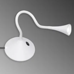 Flexible LED-Tischleuchte Viper in Weiß