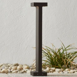 FLOS Casting T 100 - LED-Sockelleuchte 50 cm braun