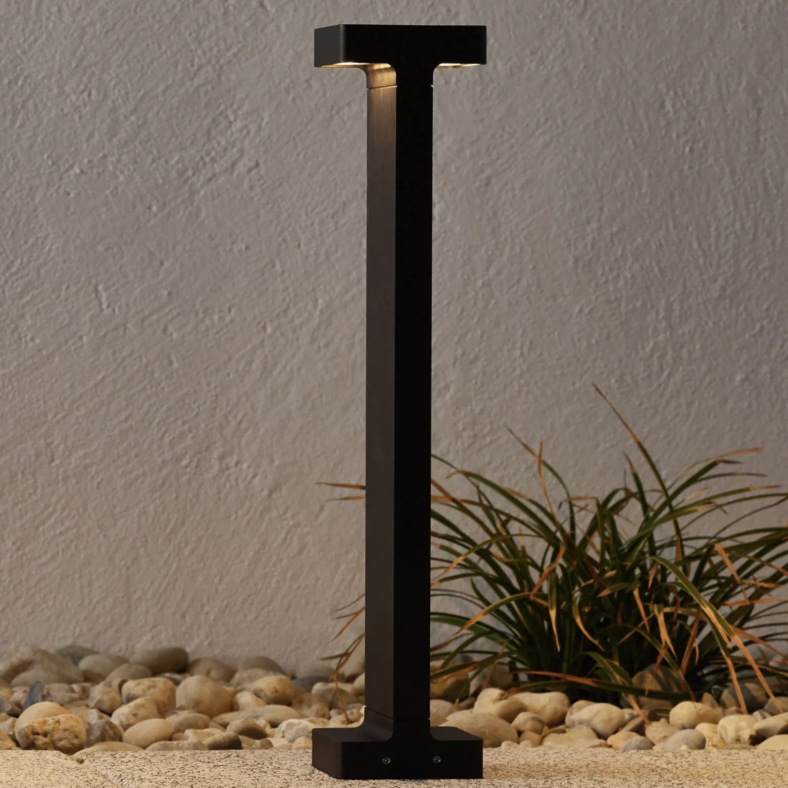 FLOS Casting T 100 - LED-Sockelleuchte 50 cm braun