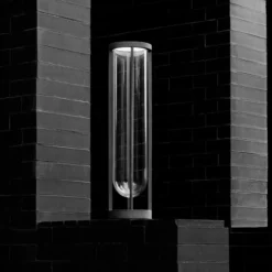 FLOS In Vitro Bollard 1, 2.700 K 40 cm dunkelbraun