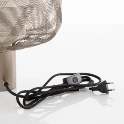 Forestier Antenna M Tischlampe 29 cm metallic grau