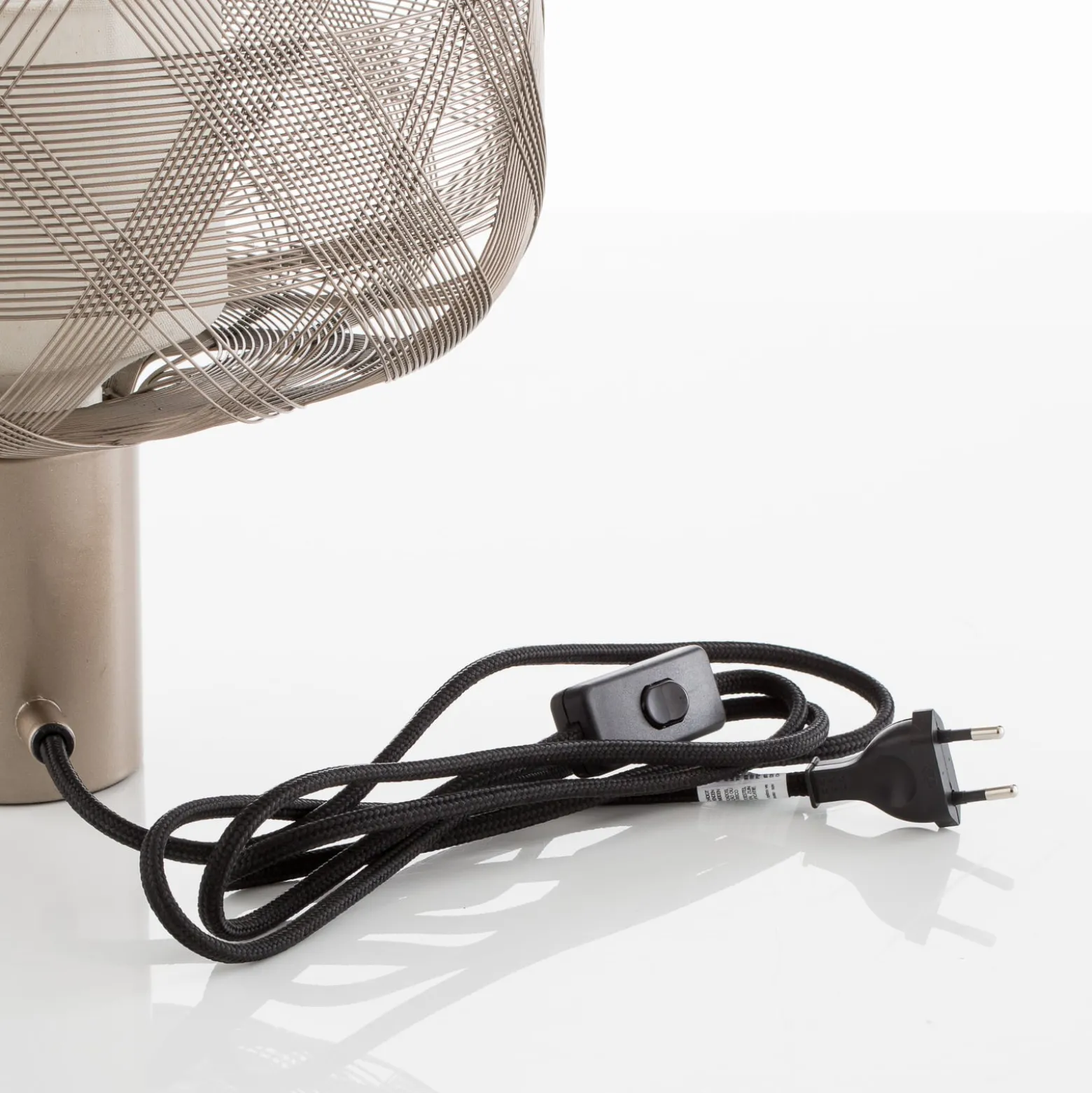 Forestier Antenna M Tischlampe 29 cm metallic grau