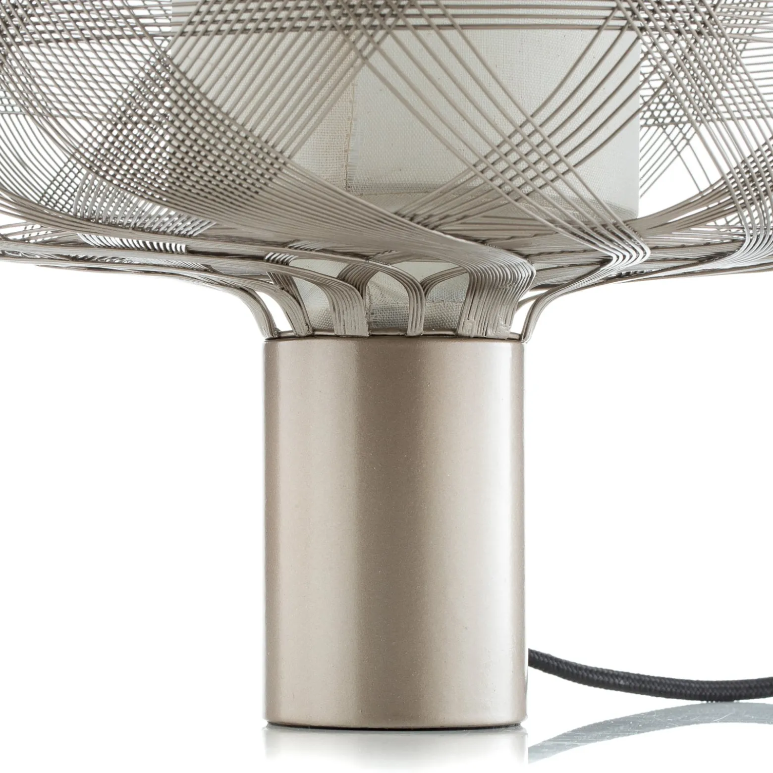 Forestier Antenna M Tischlampe 29 cm metallic grau
