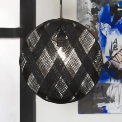 Forestier Chanpen M Hexagonal Hängelampe, schwarz