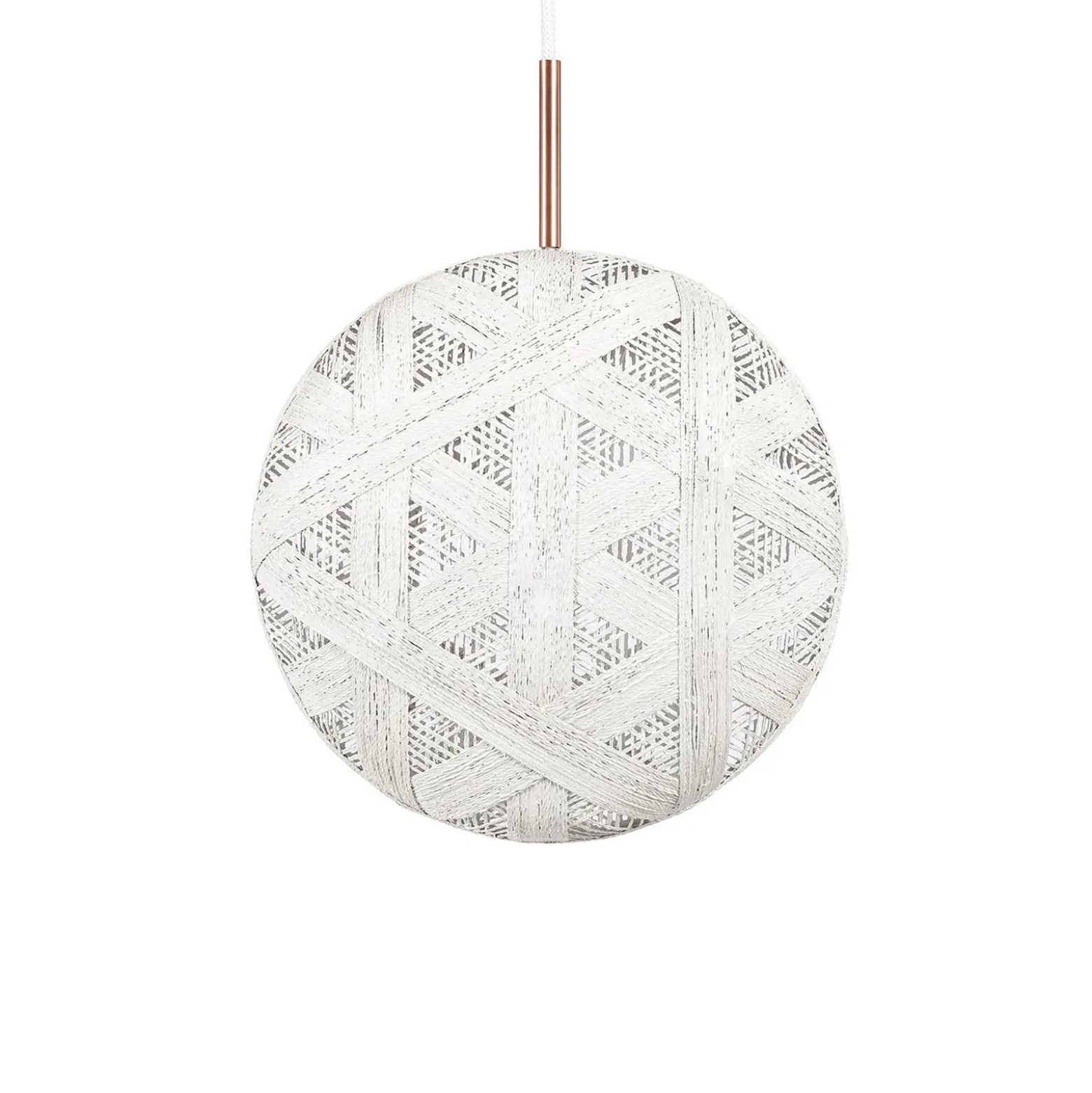 Forestier Chanpen M Hexagonal Hängelampe, weiß