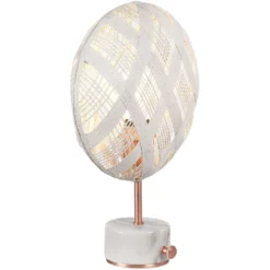 Forestier Chanpen S Diamant Tisch kupfer/weiß