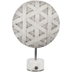 Forestier Chanpen S Hexagonal Tisch silber/weiß