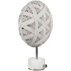 Forestier Chanpen S Hexagonal Tisch silber/weiß