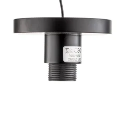 Forestier Deckenleuchte Bamboo S, Ø 35 cm, schwarz