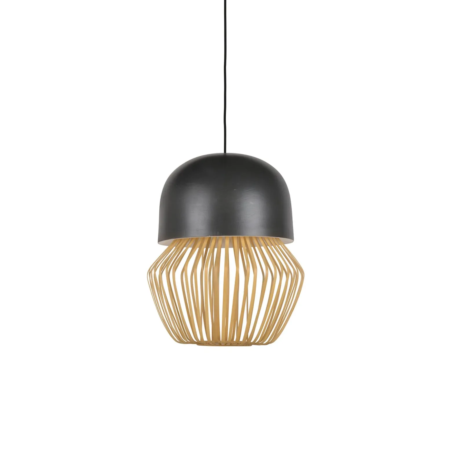 Forestier Hängeleuchte Anemos S, dunkelgrau, Ø 35 cm, E27