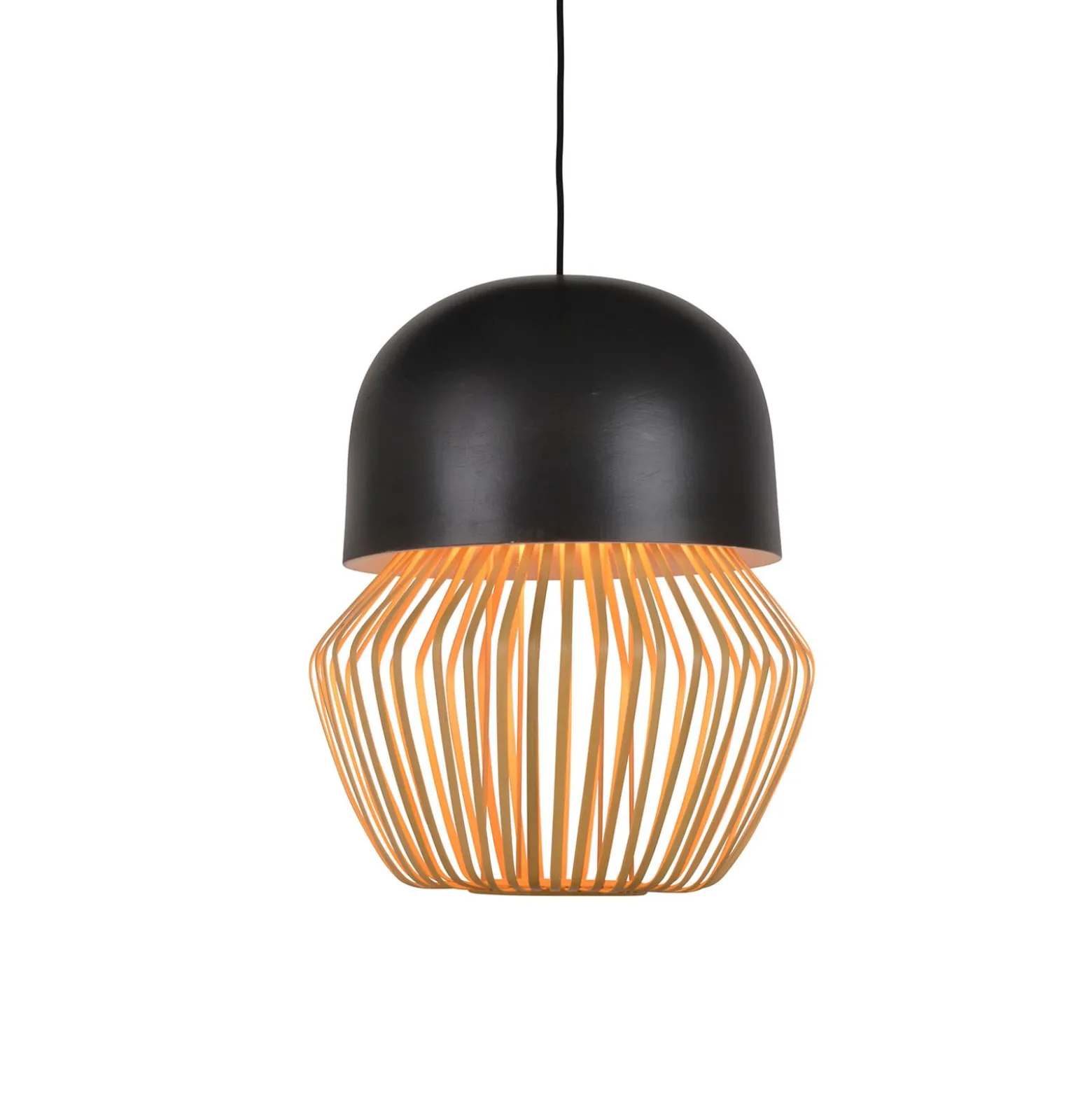 Forestier Hängeleuchte Anemos S, dunkelgrau, Ø 35 cm, E27