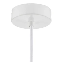 Forestier Pendellampe Bamboo XS, Ø 27 cm, weiß