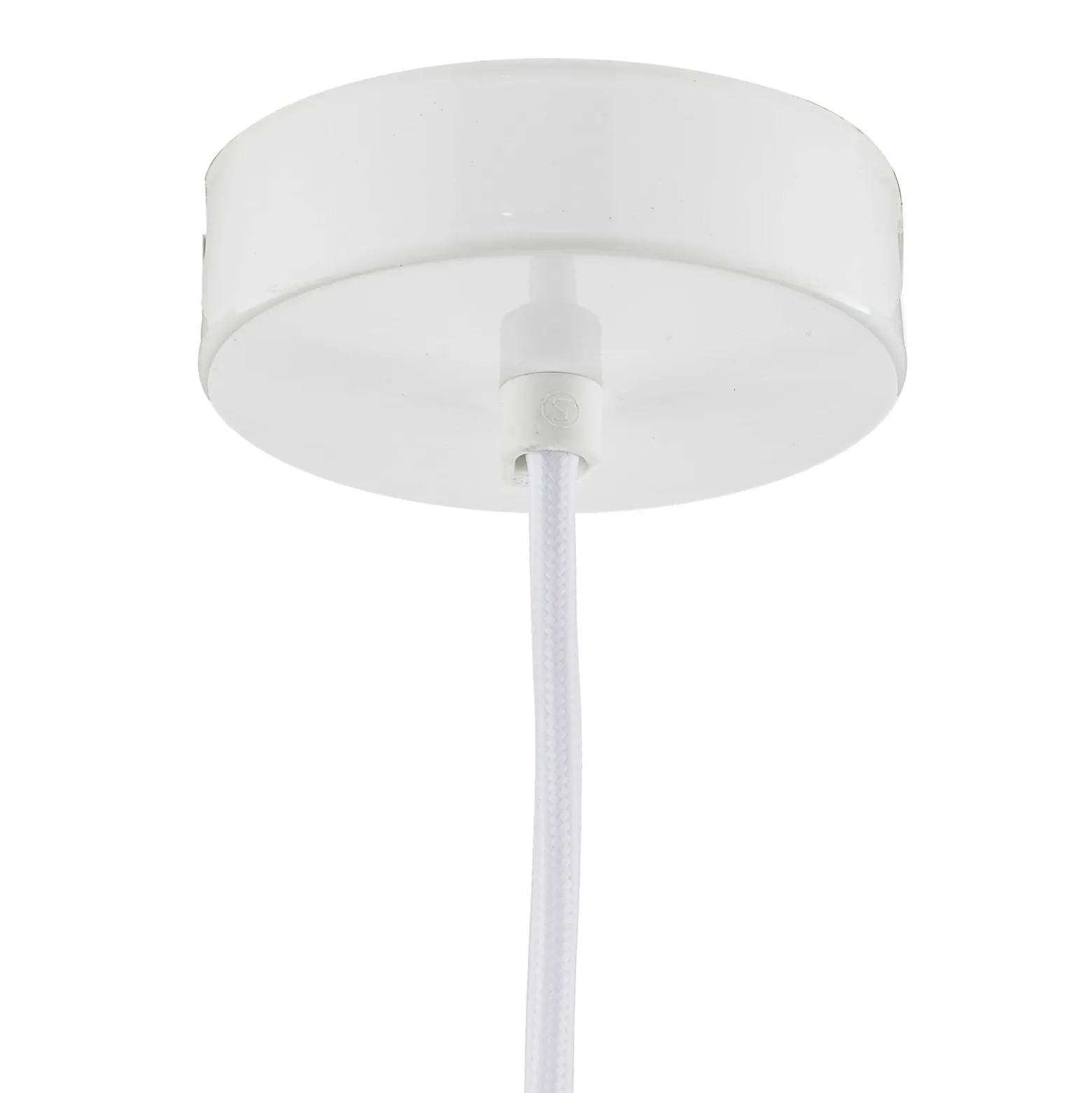 Forestier Pendellampe Bamboo XS, Ø 27 cm, weiß