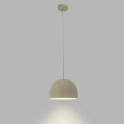 Forlight Hängelampe Fres, beige, Stahl, Ø 30 cm