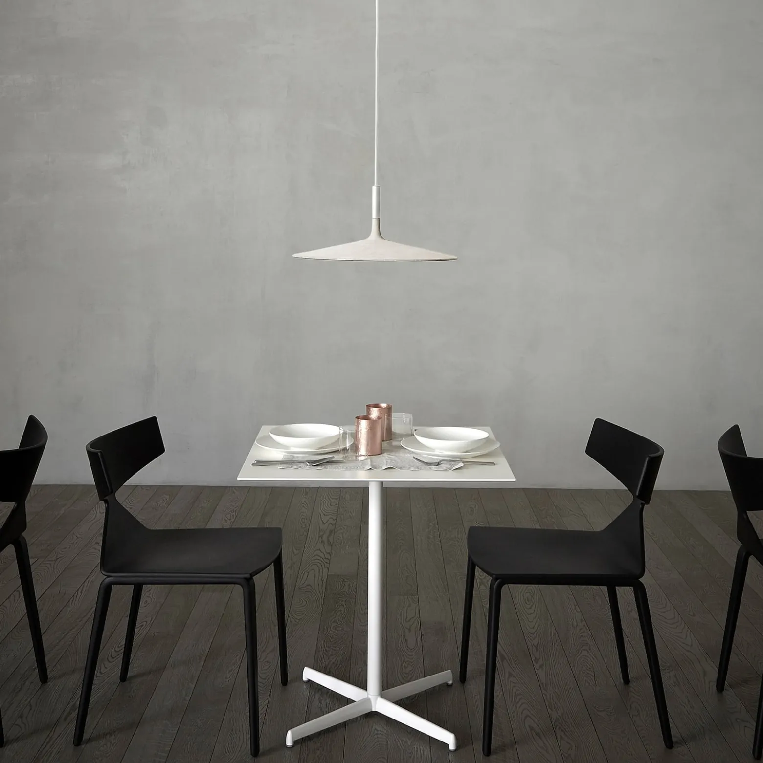 Foscarini Aplomb Large LED-Hängeleuchte, weiß