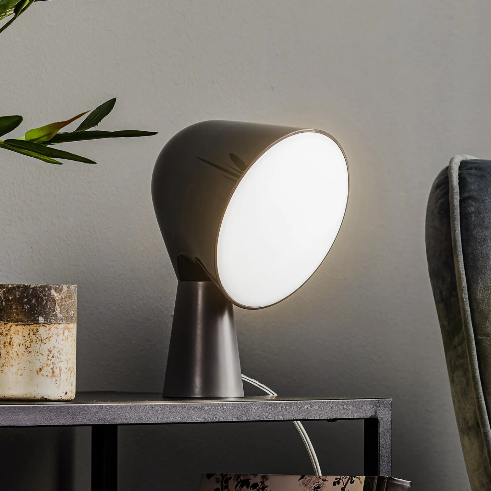 Foscarini Binic Designer-Tischleuchte, anthrazit