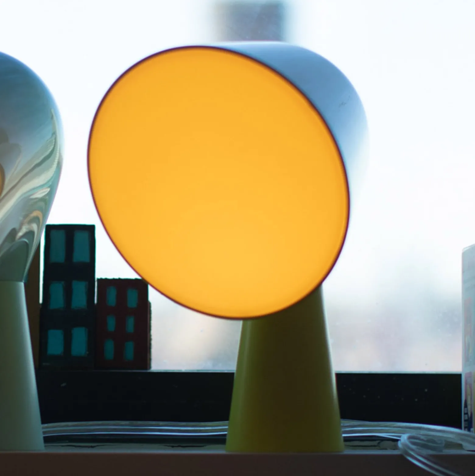 Foscarini Binic Designer-Tischleuchte, gelb