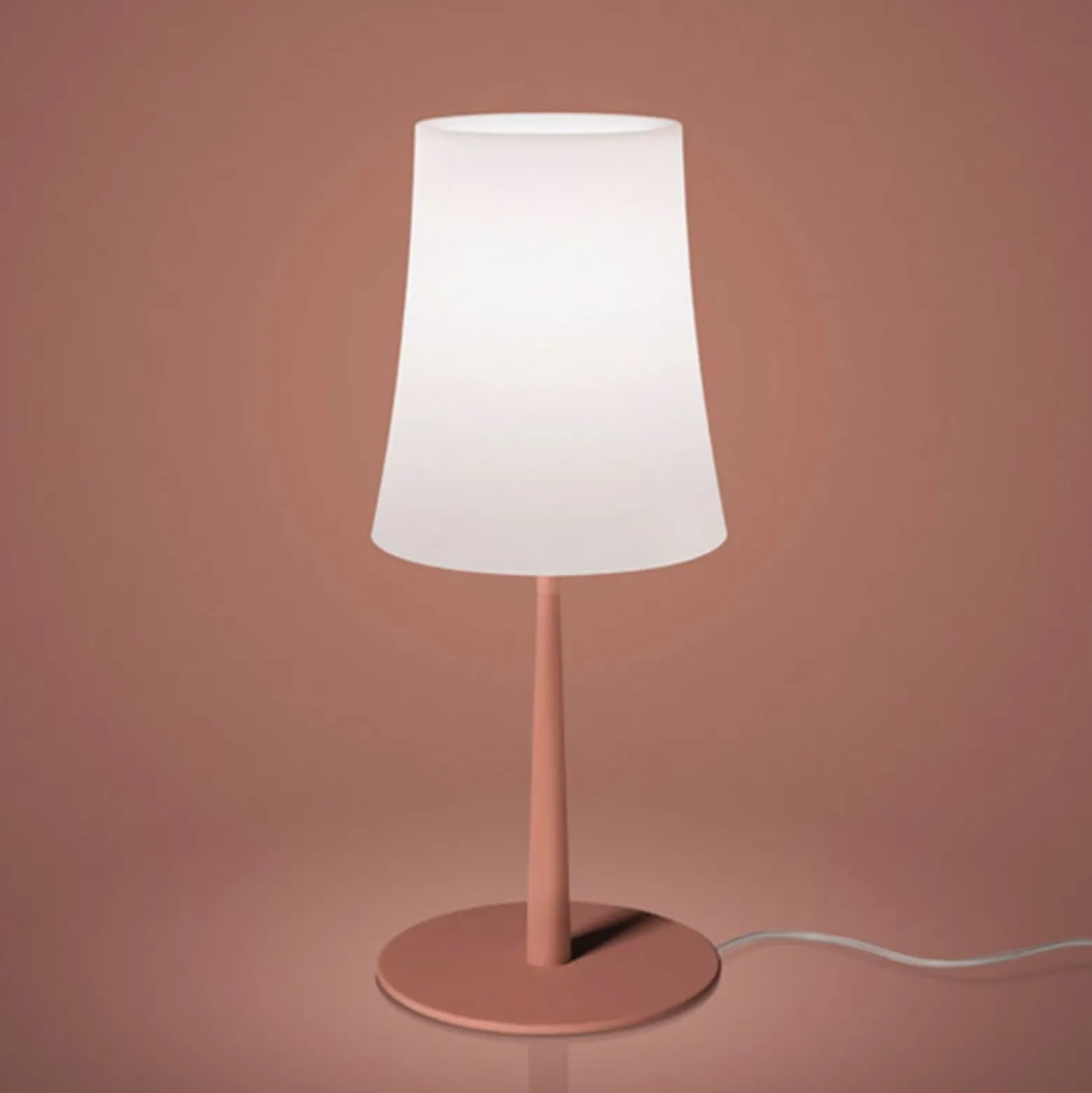 Foscarini Birdie Easy Tischleuchte ziegelrot