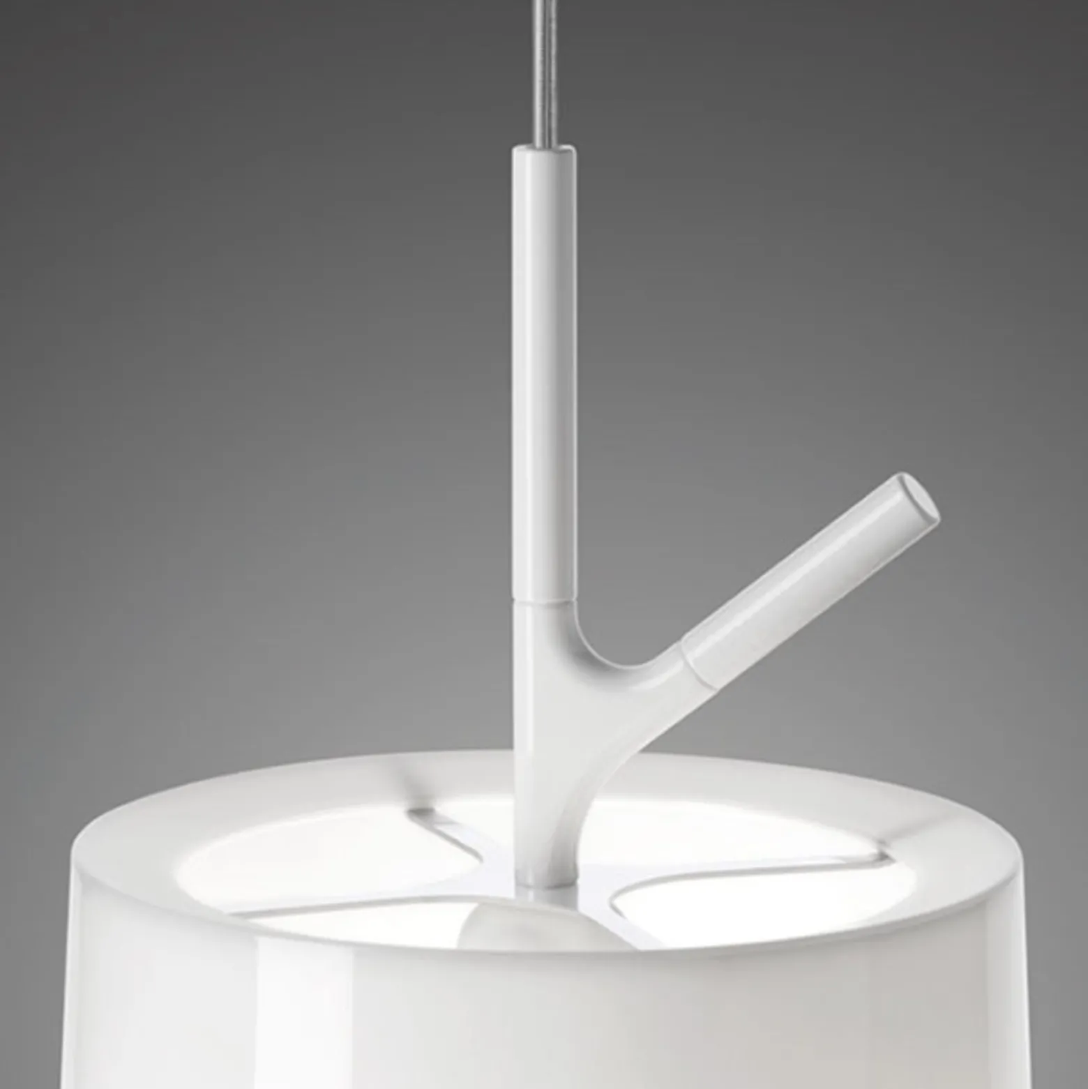 Foscarini Birdie grande Hängeleuchte, weiß