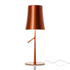 Foscarini Birdie LED piccola Tischlampe kupfer