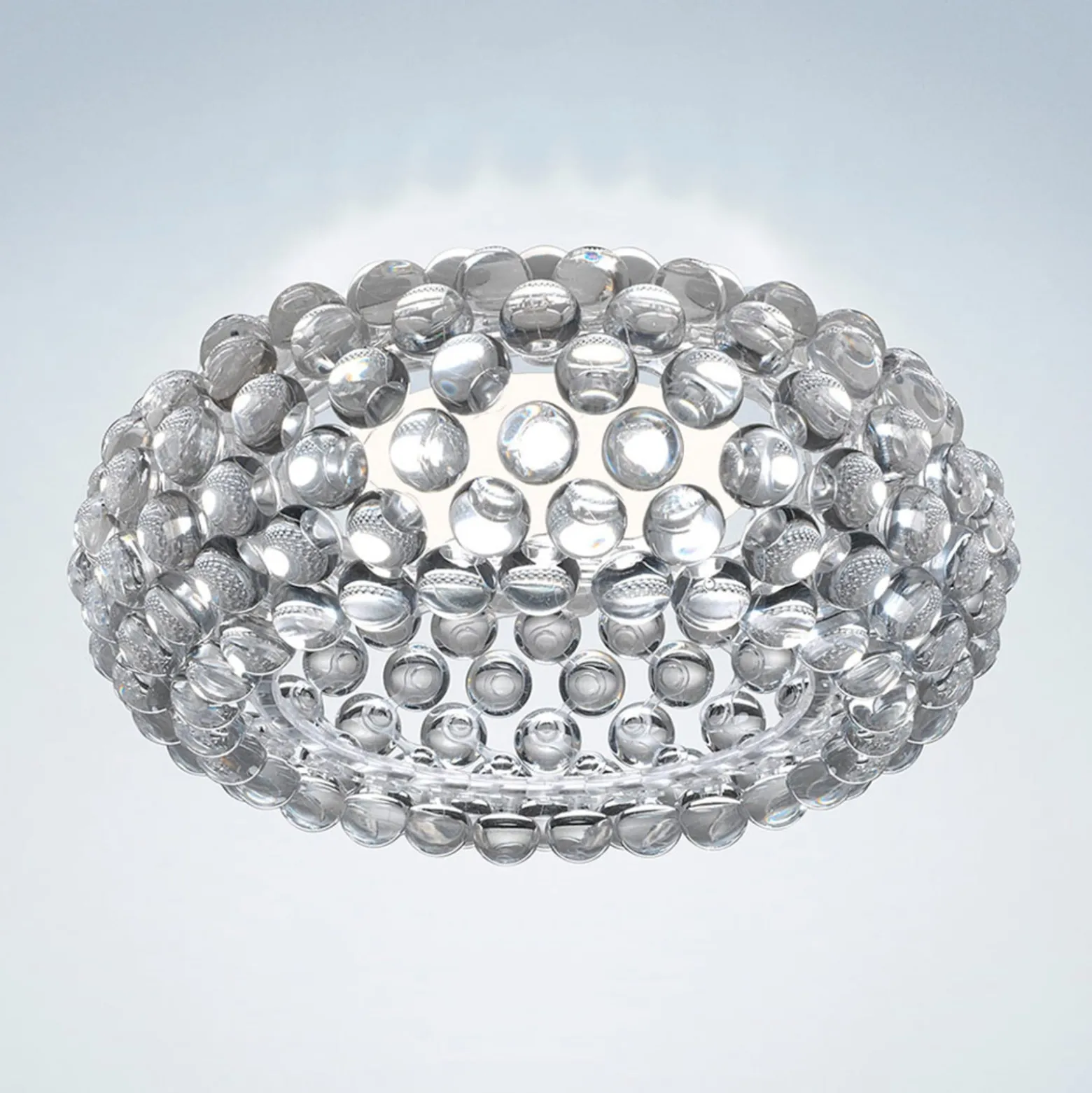 Foscarini Caboche Plus Decke dimmbar transparent