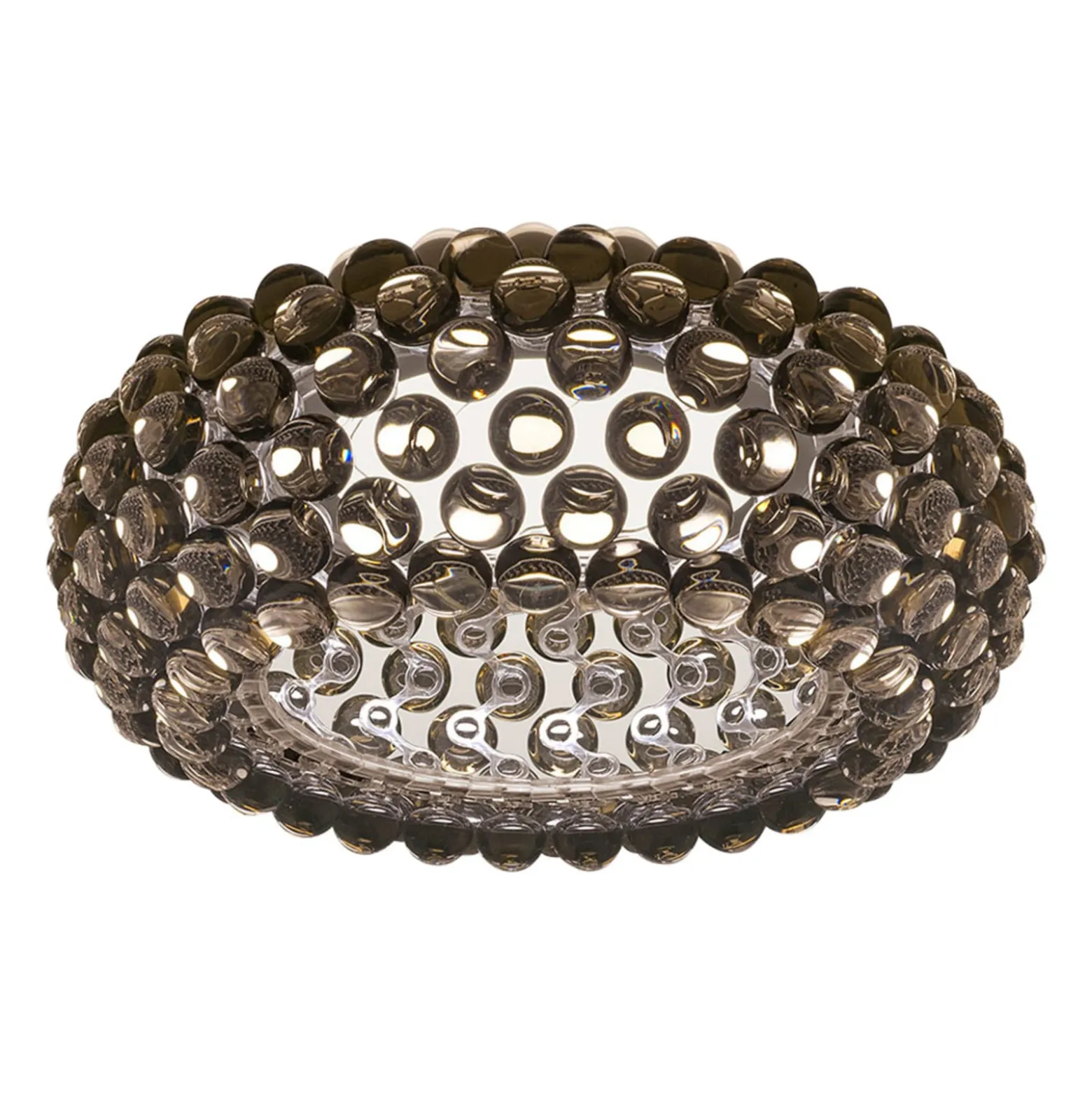 Foscarini Caboche Plus LED-Deckenlampe rauchgrau