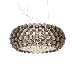 Foscarini Caboche Plus media Pendel on/off grau