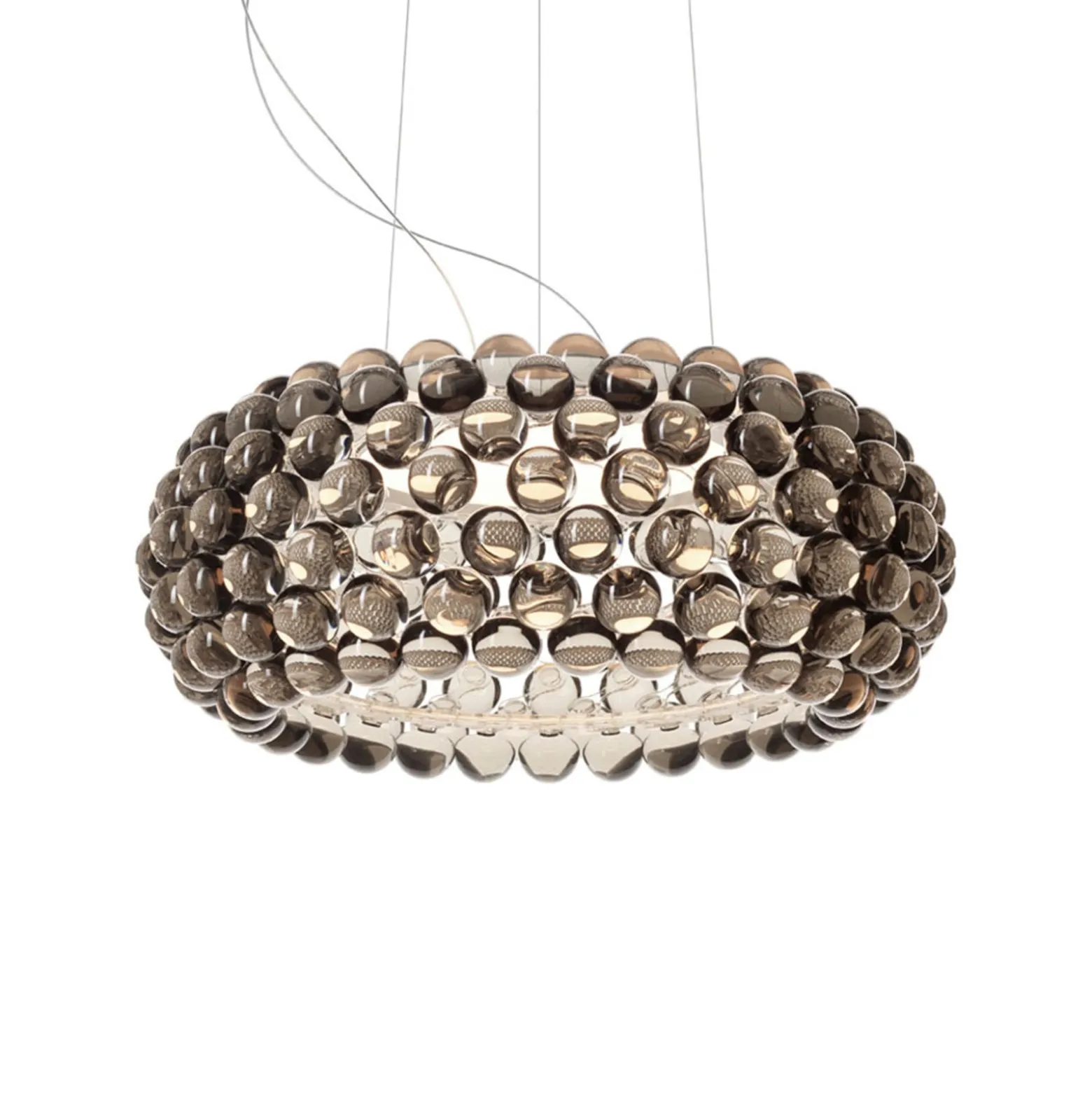 Foscarini Caboche Plus media Pendel on/off grau