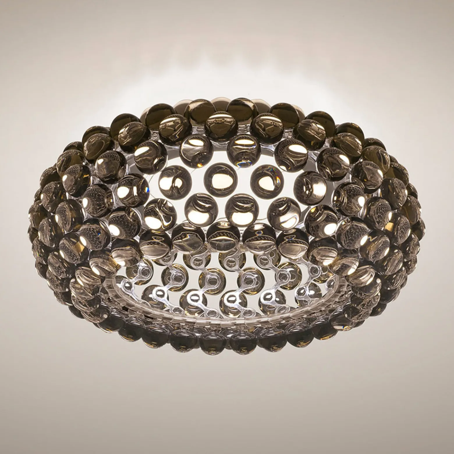 Foscarini Caboche Plus MyLight Decke rauchgrau
