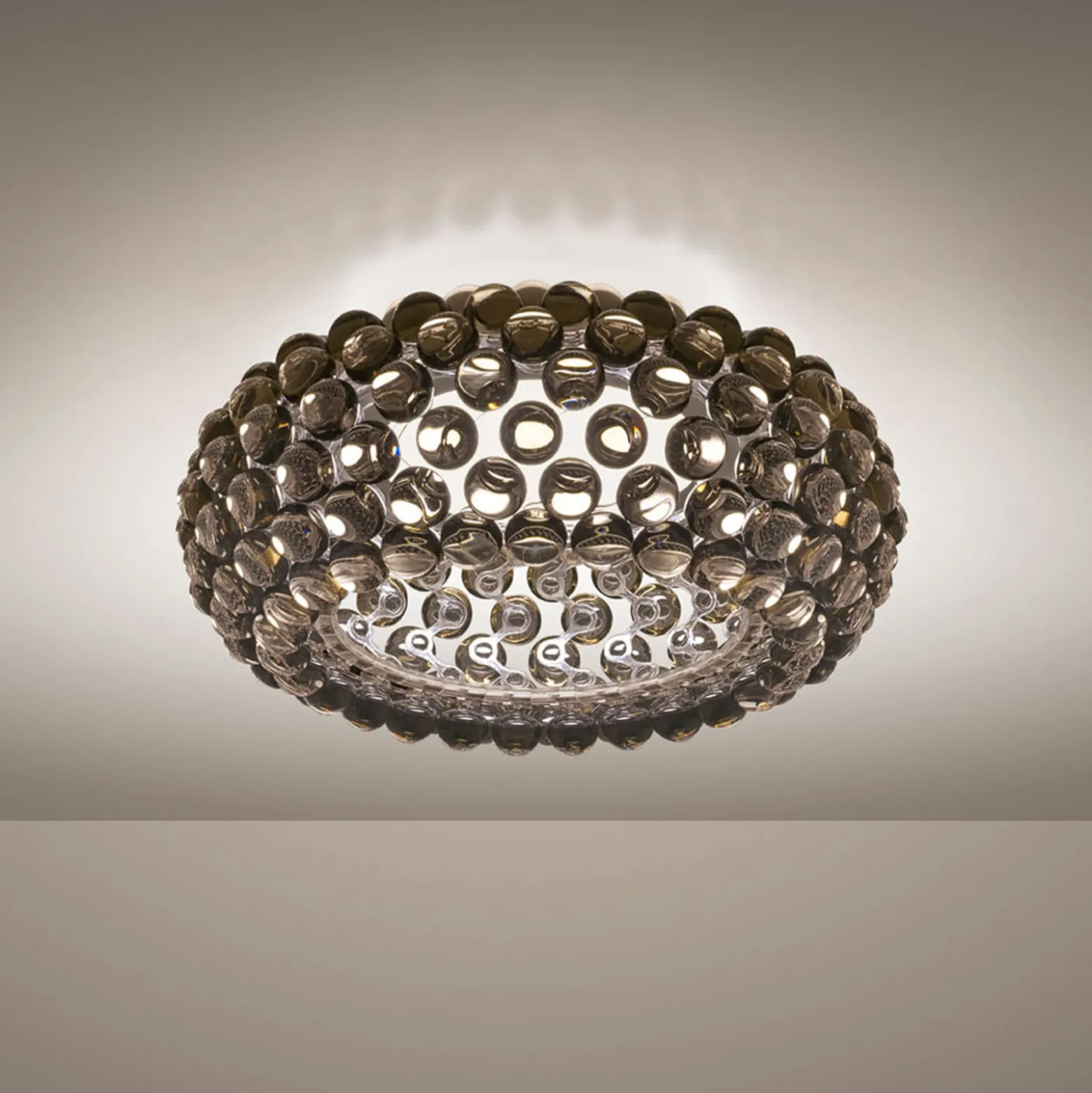 Foscarini Caboche Plus MyLight Decke rauchgrau