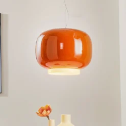 Foscarini Chouchin 1 LED-Hängeleuchte, orange