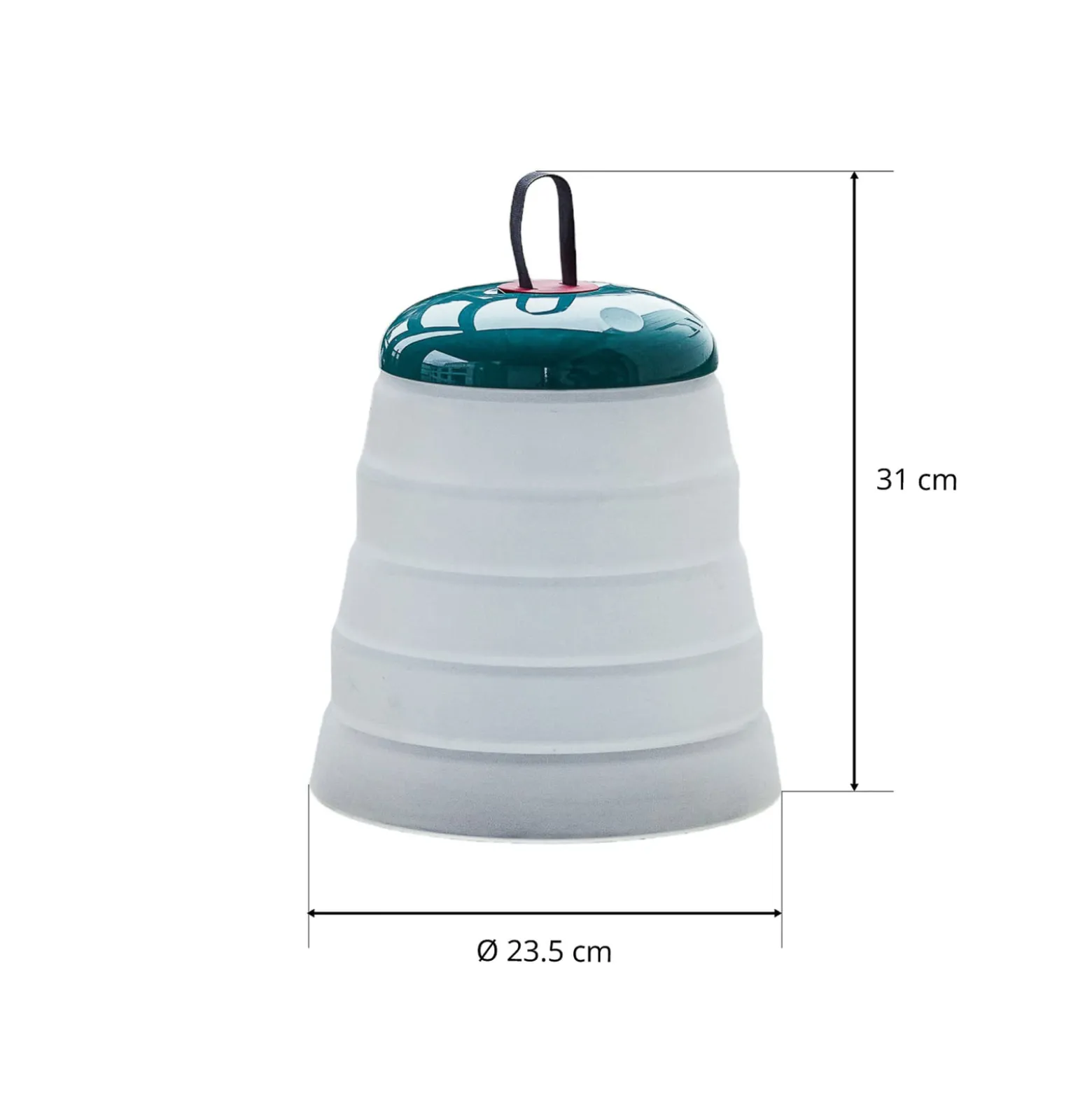 Foscarini Cri Cri LED-Außen-Dekoleuchte, grün