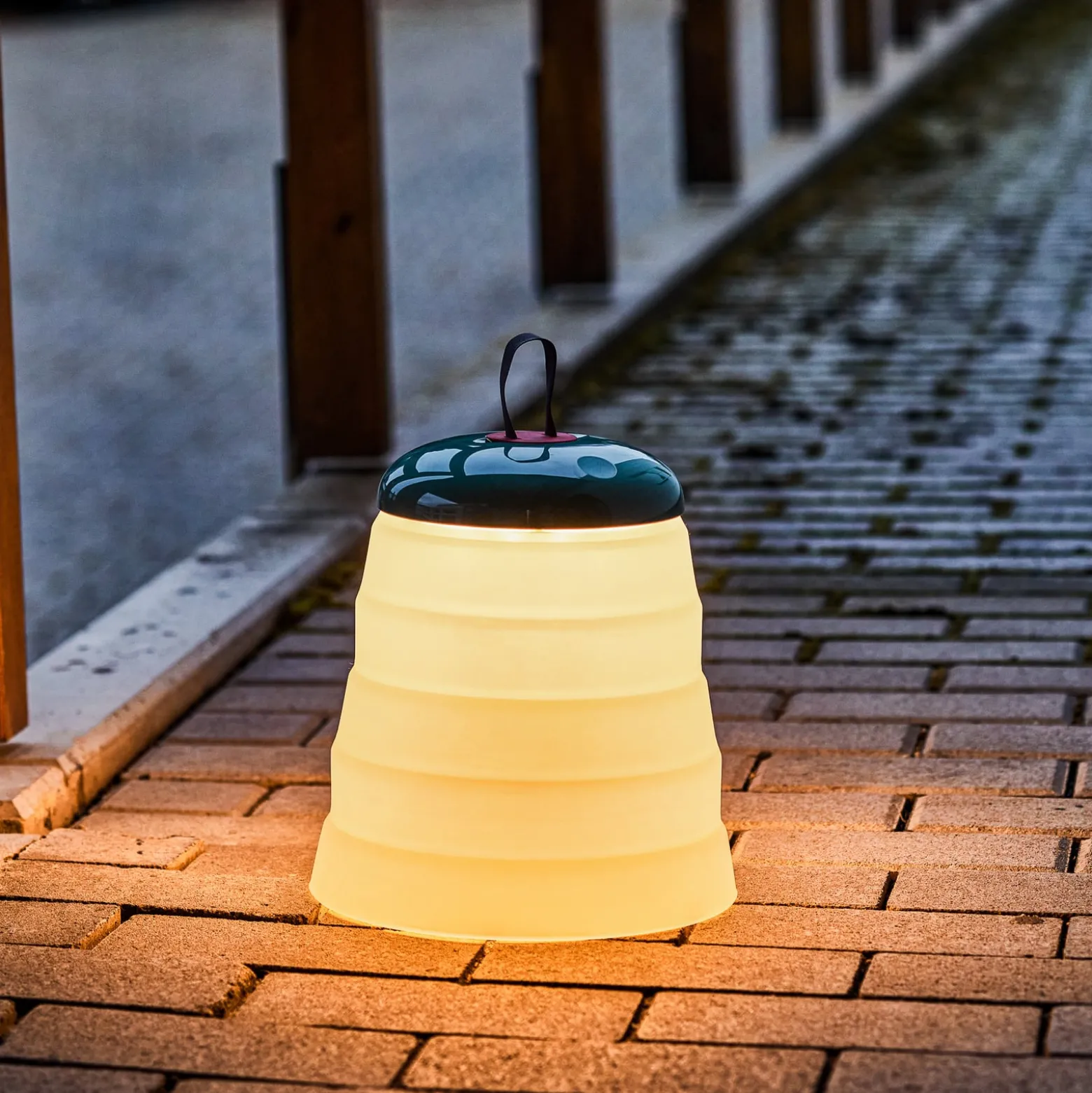 Foscarini Cri Cri LED-Außen-Dekoleuchte, grün